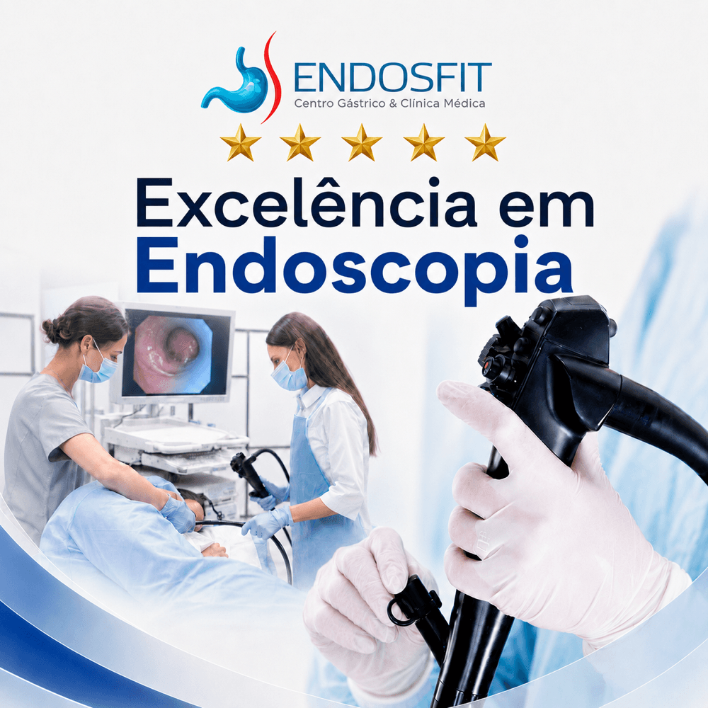 Equipe realizando endoscopia na EndosFit
